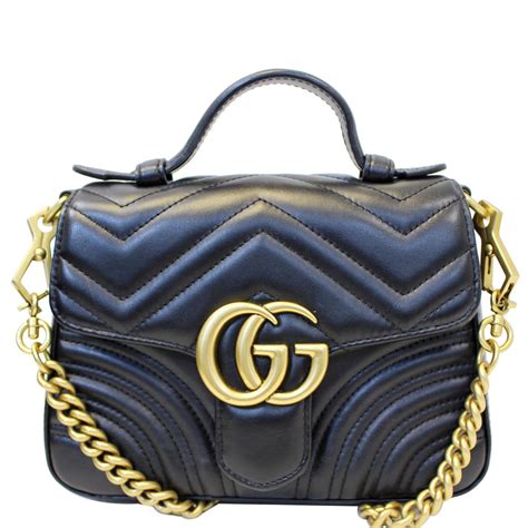 gucci small top handle bag with double g|gucci top handle marmont.